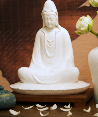 Quan Âm Đế Rơm -34cm